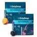 DripDrop Hydration - Electrolyte Powder Packets - Berry & Orange Bundle - 64 Count