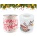 NUOBESTY Printed Paper Towels 2 Roll Christmas Toilet Paper Roll Tissue Napkin Santa Merry Christmas Pattern for Xmas Party Supplies Bathroom Decoration Stocking Stuffer Treats - Buy Online on GoSupps.com