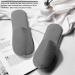 FERCAISH 20 Pairs Disposable Slippers Closed Toe Spa Slippers Non-slip Hotel Guest Slippers For Men Women Travel Home Wedding Party Use (Grey) - Buy Online on GoSupps.com