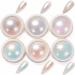 Poudre chrom e m tallique pour d coration de manucure