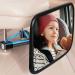 Baby mirror car back seat 360 rotatable frosted mirror car baby back seat car mirror baby back seat with metal clip large vision rear seat mirror baby for most car 25 x 16.5cm