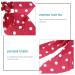 LEORX Polka Dot Hair Scrunchies - 3pcs Vintage Chiffon Scarf Ties for Women and Girls - Buy Online on GoSupps.com