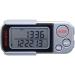 Maymoc Walking 3D step counter with clip and belt 30 days of memory precise pedometer walking distance miles/km calorie counter daily target monitor training time