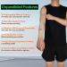 MGANG Lymphedema Compression Arm Sleeve 15-20 mmHg Full Arm Support | Beige, Size Large | Silicone Band for Swelling, Edema Relief & Post-Surgery Recovery - Buy Online on GoSupps.com