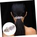 Housoutil Temperament Hair Clip Hair Clips for Thick Hair Barrettes for Women Hair Accessories for Women Barrettes for Thick Hair Mother Style Rhinestones Miss Purple Ponytail - Buy Online on GoSupps.com