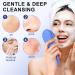 Rechargeable Silicone Face Scrubber - Waterproof Electric Facial Brush for Deep Cleaning & Massaging | Ideal Gift for Men & Women - Buy Online on GoSupps.com
