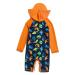 BONVERANO Baby Boys Swimsuit 12-18 Months | Colorful Shark One Piece Swimwear with UPF 50 - Buy Online on GoSupps.com
