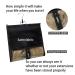 RJMBMUP Satin Hair Extension Storage Bag with Hanger - Black | Wig Holder Case for Travel & Storage - Buy Online on GoSupps.com