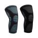 Compression Knee Brace for Arthritis and weight lifting Support Also works with all kind of sporting activities with anti slip grip. Black Blue Medium