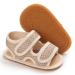 RVROVIC Baby Boys Girls Sandals Premium Soft Anti-Slip Rubber Sole Infant Summer Outdoor Shoes Toddler First Walkers 6-12 Months 1 Khaki