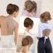 BARSDAR HAARDIAD Short Synthetic Hair Extensions - Light Golden Brown Ponytail Scrunchy | 20cm Hair Jewelry for Women - Buy Online on GoSupps.com
