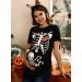 G and PL Halloween Pregnancy Womens Top Maternity Funny Graphic Shirt - Skeleton Design | S-XXL - Buy Online on GoSupps.com
