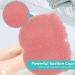 Premium Foot Scrubber for Shower - Non-Slip Suction Cup Cleaning Brush for Smoothing & Massaging - Pink - Buy Online on GoSupps.com