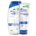 Head & Shoulders 2x Anti-Dandruff Shampoo + 1x Classic Conditioner, Up to 100% Dandruff Removal, Clinically Proven, Dermatologically Tested