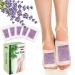 maguja 50Pcs Upgraded 2 in 1 Natural Lavender Foot Pads for Foot and Body Care | Sleep & Feel Better | Premium Organic Foot Pads for Travel and Home Use(Lavender)