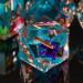 KERWELLSI DND Sharp Edged Resin Dice Set - 7pcs Translucent Polyhedral Dice for Dungeons and Dragons - Handmade RPG Game Dice Set with Gift Box - Flowers & Rainbow - Buy Online on GoSupps.com