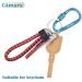 Gimars 10-Piece 6cm Mini Carabiner Set with Screw Cap - Colorful Hooks for Camping Fishing Hiking & Travel - Durable and Versatile Carabiners - Buy Online on GoSupps.com