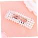 FRCOLOR Pearl Hair Clip Hair Clip Hair Pin Hair Barrettes Stylish Hairpin Bobby Pin Square Miss White Side Clip Elegant Hair Clip - Buy Online on GoSupps.com