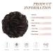Fine Hair Part with Rubber Band | Medium Brown Hair Extension Ponytail for Women & Girls - 38g Dutt Hair Tie - Buy Online on GoSupps.com