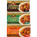 3x220g S&B Golden Curry Mix - Japanese Curry Mix - Vegetarian No Meat Contained - 3 tastes: Mild Medium Hot & Heartforcards Shipping protection