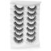 3D Volume Faux Mink Cat Eye False Eyelashes - Natural Wispy Lashes, Fluffy and Lightweight - A14 Faux Mink (11MM-16MM) - Buy Online on GoSupps.com