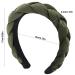 Total Ripped Braided Headband - Vintage Twisted Knotted Padded Hair Accessory for Women & Girls - Green - Buy Online on GoSupps.com
