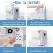 LEVOIT LV600HH Humidifier Mineral Absorption Pad Replacement - White/Black - Buy Online on GoSupps.com