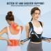 Fit Geno Back Brace for Women and Men - Adjustable & Breathable Posture Corrector for Instant Pain Relief - Large/X-Large - Buy Online on GoSupps.com