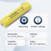 NiCD AAA Rechargeable Batteries 1.2V 400mAh - 8 Count for Outdoor Solar Lights & Garden Lamps - Buy Online on GoSupps.com