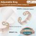 MagVIVACE Pure Copper Ring for Women | Tricolor Gold Magnetic Ring - Perfect Jewelry Gift - Buy Online on GoSupps.com