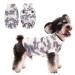 Cit toile warm winter dog sweater soft and comfortable knitted dog coat Turtleneck pet clothing for the cold weather color gradient set for small medium pets blue M medium colored blue