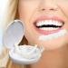 GJPDPZ 2 pairs of teeth to put on dental prosthesis tooth bleach set at the top and below false teeth instant veneer dentures for men and women lighten teeth