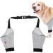 Dog Canine Front Leg Brace | Pair of Dog Leg Brace | Supportive Joint Wrap Pet Wounds Prevent Licking Bite Keep Dry Deyao Grey Small - Buy Online on GoSupps.com