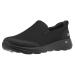 Skechers Men's Go Max Clinched-Athletic Mesh Double Gore Slip on Walking Shoe 10.5 Black