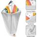 Rainbow Lovely Penguins Hair Towel 2 Pack - Super Absorbent Quick Dry Hair Turbans for Women & Girls - Buy Online on GoSupps.com