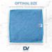 30Pcs DualVertex Reusable Makeup Remover Cloth - Microfibre Face Cloth Set for Gentle Face Cleansing - 6 Colors, 15x15cm + Laundry Bag - Buy Online on GoSupps.com