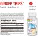 SOLARAY Ginger Trips Travel Aid - Root Extract Chewables for Healthy Digestive Support - 60 Count with Honey, Stevia & Molasses - Buy Online on GoSupps.com