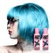 2x Crazy Color Semi-Permanent Hair Color 100ml (Blue Jade - Blue) Blue 100 ml (Pack of 2)