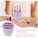 Mipcase Tool Makeup Brush Makeup Cleaner for Brush Cleaner Mat Brush Cleaning Cup Brush Cleaning Pad Silicone Brush Scrubber Washer Cosmetic Silica Gel Purple 9.2X9.2X8.6CM Purple - Buy Online on GoSupps.com