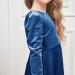 Miipat Baby Girls Velvet Dress - Toddler Girl Long Sleeve Princess Dress - 3-4 Years Blue - Buy Online on GoSupps.com
