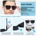 OCCI CHIARI XL Sunglasses with Readers for Men - Comfortable Sun Reading Glasses (1.25x Black) - Perfect for Large Heads - International Shipping Available - Buy Online on GoSupps.com