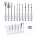 10 pieces of professional diamond bits for nail cutter grinding body set for manicure nail care removing cuticle kit alloyed tungsten steel bits (01)
