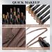 LUXAZA Brown Eyeshadow & Eyeliner Pen Set - Waterproof Cream Crayon, Long Lasting, 6PCS Brown Sugar - Buy Online on GoSupps.com