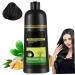 Buy Natural Black Hair Dye Shampoo 500ml - Non-Irritating Plant-Based Foam for Women | Best Hair Care Solution - Buy Online on GoSupps.com