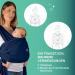 Koala Babycare Baby Sling - Adjustable Elastic Carrier for Newborns up to 15kg - Easy to Use Unisex Blue - Safe & Comfortable Babywearing - Buy Online on GoSupps.com