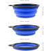 Buy PhoneNatic Foldable Silicone Dog Bowl - XL Travel Bowl for Dogs & Cats - 1000 ml Blue with Carabiner | International Shipping Available - Buy Online on GoSupps.com