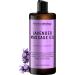 New York Biology Lavender Massage Oil 16 Fl. oz – Made with 100% Natural Oils – Sensual Body Oil for Massage Therapy, Muscle Relaxation and Deep Tissue Lavender 16 Fl Oz (Pack of 1)