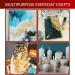 Rahat Crafts 10g Gold Flakes for Resin, Nails, Gilding & Jewelry - Imitation Gold Leaf - Buy Online on GoSupps.com