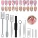 9PCs CAT EYE NAIL Magnet set cat eye gel nail polish magnet cat eye magnet for nails strong suction nail polish and cat-eyes magnet panel magnet for nail polish nail accessories