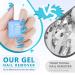 Professional Gel Nail Polish Remover 0.5 Fl Oz - Fast & Gentle Polish Removal with Nail File & Scraper - Perfect for At-Home Use - Buy Online on GoSupps.com